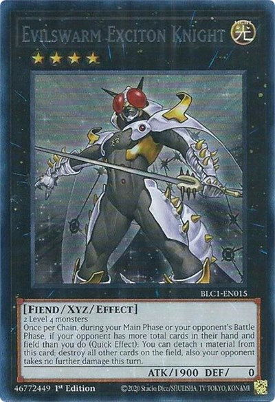 Evilswarm Exciton Knight (Silver) (BLC1-EN015) [Battles of Legend: Chapter 1]