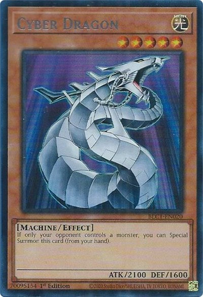 Cyber Dragon (Silver) (BLC1-EN020) [Battles of Legend: Chapter 1]