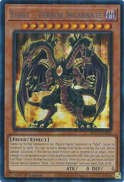 Yubel - Terror Incarnate (Silver) (BLC1-EN028) [Battles of Legend: Chapter 1]