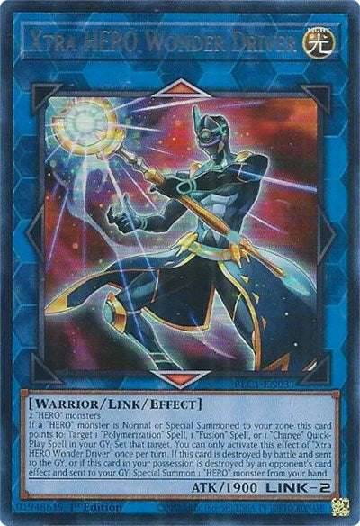 Xtra HERO Wonder Driver (Silver) (BLC1-EN031) [Battles of Legend: Chapter 1]