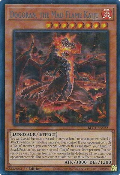 Dogoran, the Mad Flame Kaiju (Silver) (BLC1-EN033) [Battles of Legend: Chapter 1]