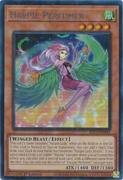 Harpie Perfumer (Silver) (BLC1-EN041) [Battles of Legend: Chapter 1]