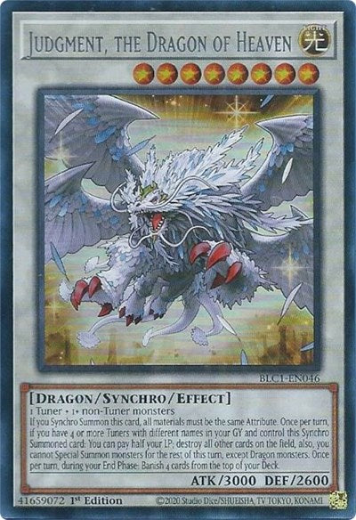 Judgment, the Dragon of Heaven (Silver) (BLC1-EN046) [Battles of Legend: Chapter 1]