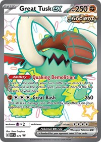 Great Tusk ex - 072 (072) [SV: Scarlet & Violet Promo Cards]