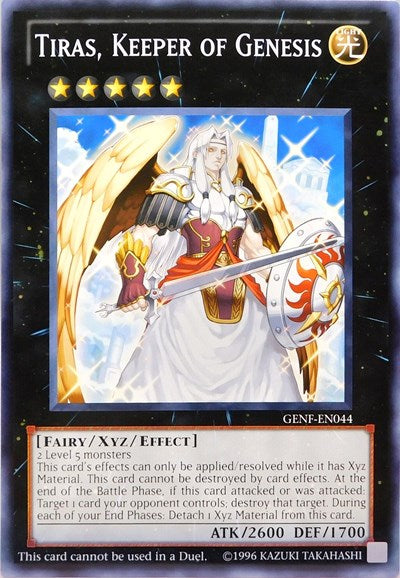 Tiras, Keeper of Genesis (Oversized) (GENF-EN044) [Miscellaneous Promotional Cards]