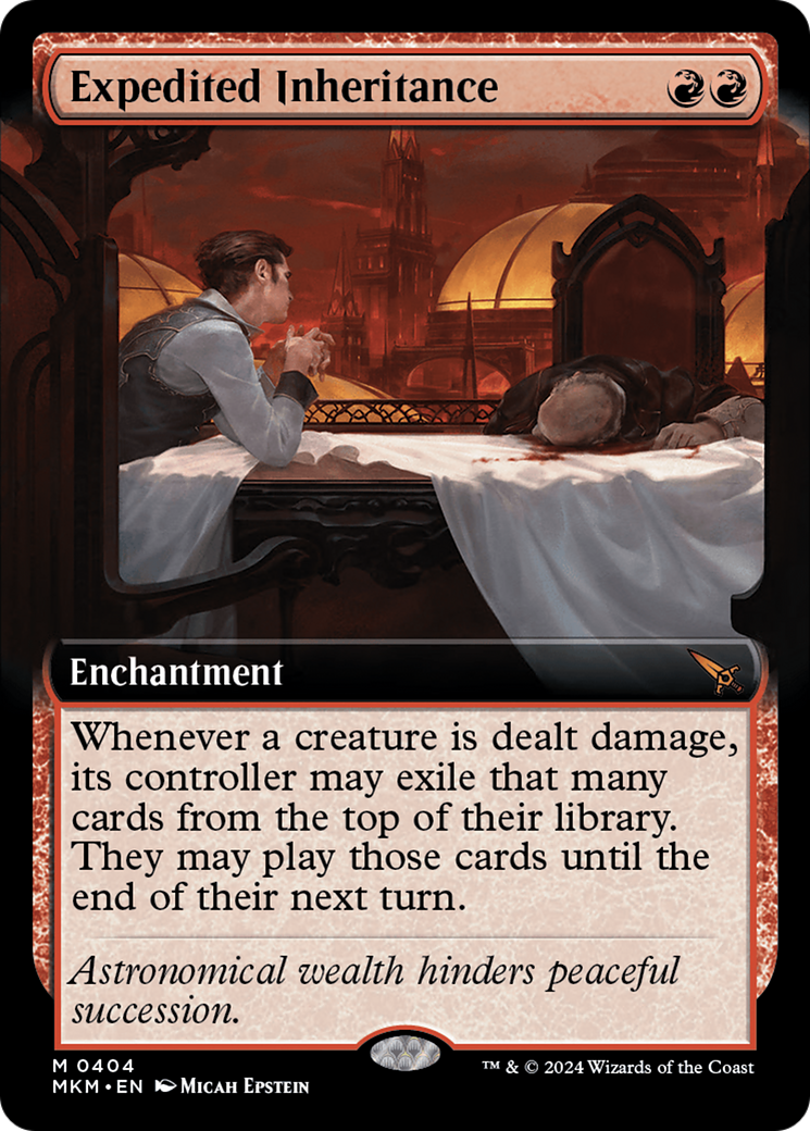 Expedited Inheritance (Extended Art) (MKM-404) - Murders at Karlov Manor: (Extended Art)