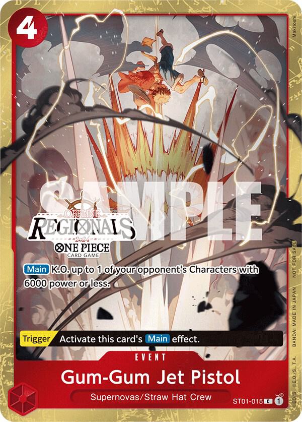 Gum-Gum Jet Pistol (Offline Regional 2024) [Participant] (ST01-015) [One Piece Promotion Cards]