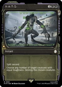 V.A.T.S. (Showcase) (Surge Foil) (861) [Universes Beyond: Fallout]