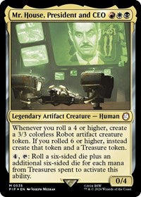 Mr. House, President and CEO (Surge Foil) (535) [Universes Beyond: Fallout]