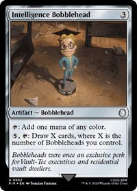Intelligence Bobblehead (Surge Foil) (662) [Universes Beyond: Fallout]