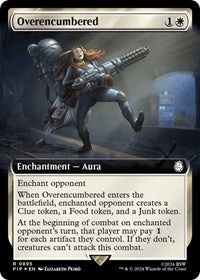 Overencumbered (Extended Art) (Surge Foil) (895) [Universes Beyond: Fallout]