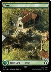 Forest (0854) (Surge Foil) (854) [Universes Beyond: Fallout]