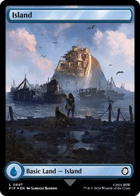 Island (0847) (Surge Foil) (847) [Universes Beyond: Fallout]
