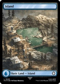 Island (0848) (Surge Foil) (848) [Universes Beyond: Fallout]