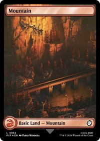 Mountain (0852) (Surge Foil) (852) [Universes Beyond: Fallout]