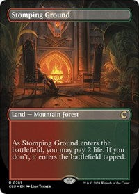 Stomping Ground (Borderless) (281) [Ravnica: Clue Edition]