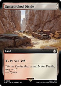 Sunscorched Divide (Extended Art) (445) [Universes Beyond: Fallout]
