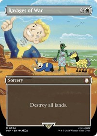 Ravages of War (Borderless) (354) [Universes Beyond: Fallout]