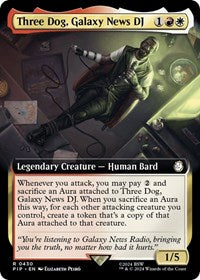 Three Dog, Galaxy News DJ (Extended Art) (430) [Universes Beyond: Fallout]