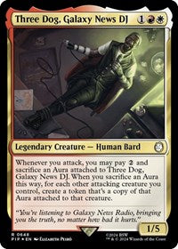 Three Dog, Galaxy News DJ (Surge Foil) (648) [Universes Beyond: Fallout]