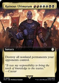 Ruinous Ultimatum (Extended Art) (478) [Universes Beyond: Fallout]