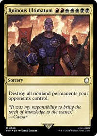 Ruinous Ultimatum (Surge Foil) (748) [Universes Beyond: Fallout]
