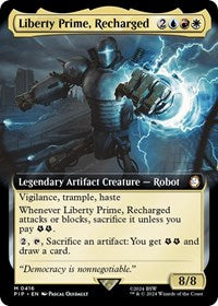 Liberty Prime, Recharged (Extended Art) (416) [Universes Beyond: Fallout]