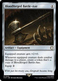Bloodforged Battle-Axe (226) [Universes Beyond: Fallout]