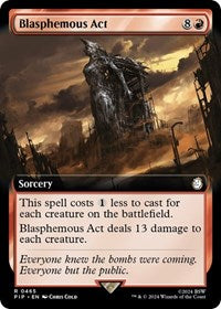 Blasphemous Act (Extended Art) (465) [Universes Beyond: Fallout]