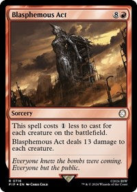 Blasphemous Act (Surge Foil) (716) [Universes Beyond: Fallout]