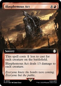 Blasphemous Act (Extended Art) (Surge Foil) (993) [Universes Beyond: Fallout]