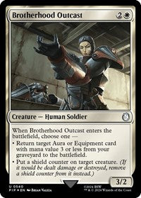 Brotherhood Outcast (Surge Foil) (540) [Universes Beyond: Fallout]
