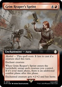 Grim Reaper's Sprint (Extended Art) (Surge Foil) (914) [Universes Beyond: Fallout]