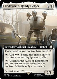 Codsworth, Handy Helper (Extended Art) (366) [Universes Beyond: Fallout]