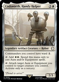 Codsworth, Handy Helper (Surge Foil) (542) [Universes Beyond: Fallout]