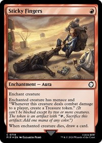 Sticky Fingers (Surge Foil) (719) [Universes Beyond: Fallout]