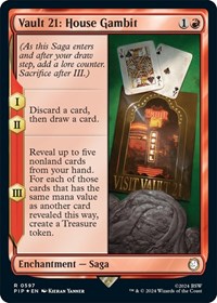 Vault 21: House Gambit (Surge Foil) (597) [Universes Beyond: Fallout]
