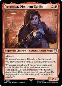 Veronica, Dissident Scribe (70) [Universes Beyond: Fallout]