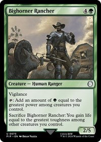 Bighorner Rancher (73) [Universes Beyond: Fallout]