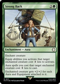 Strong Back (Surge Foil) (611) [Universes Beyond: Fallout]