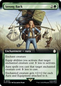 Strong Back (Extended Art) (Surge Foil) (930) [Universes Beyond: Fallout]