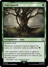 Wild Growth (Surge Foil) (736) [Universes Beyond: Fallout]