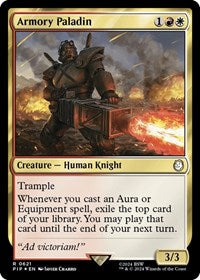 Armory Paladin (Surge Foil) (621) [Universes Beyond: Fallout]