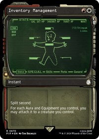 Inventory Management (Showcase) (Surge Foil) (870) [Universes Beyond: Fallout]