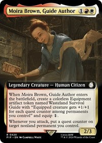 Moira Brown, Guide Author (Extended Art) (420) [Universes Beyond: Fallout]