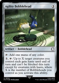 Agility Bobblehead (Surge Foil) (654) [Universes Beyond: Fallout]