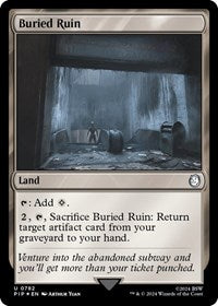 Buried Ruin (Surge Foil) (782) [Universes Beyond: Fallout]
