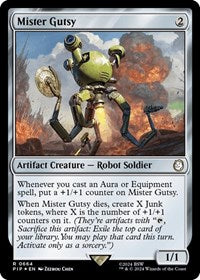 Mister Gutsy (Surge Foil) (664) [Universes Beyond: Fallout]