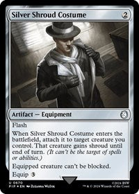 Silver Shroud Costume (Surge Foil) (670) [Universes Beyond: Fallout]