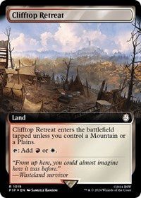 Clifftop Retreat (Extended Art) (Surge Foil) (1019) [Universes Beyond: Fallout]